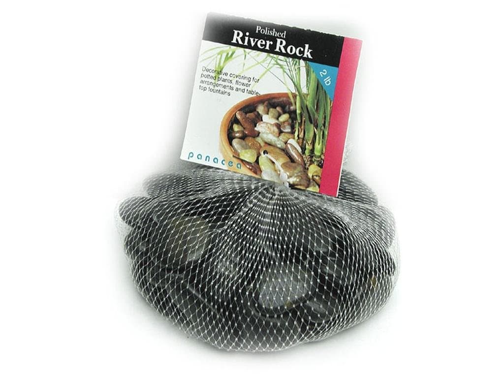 Panacea 70033 River Rock, Black, 2 Pounds