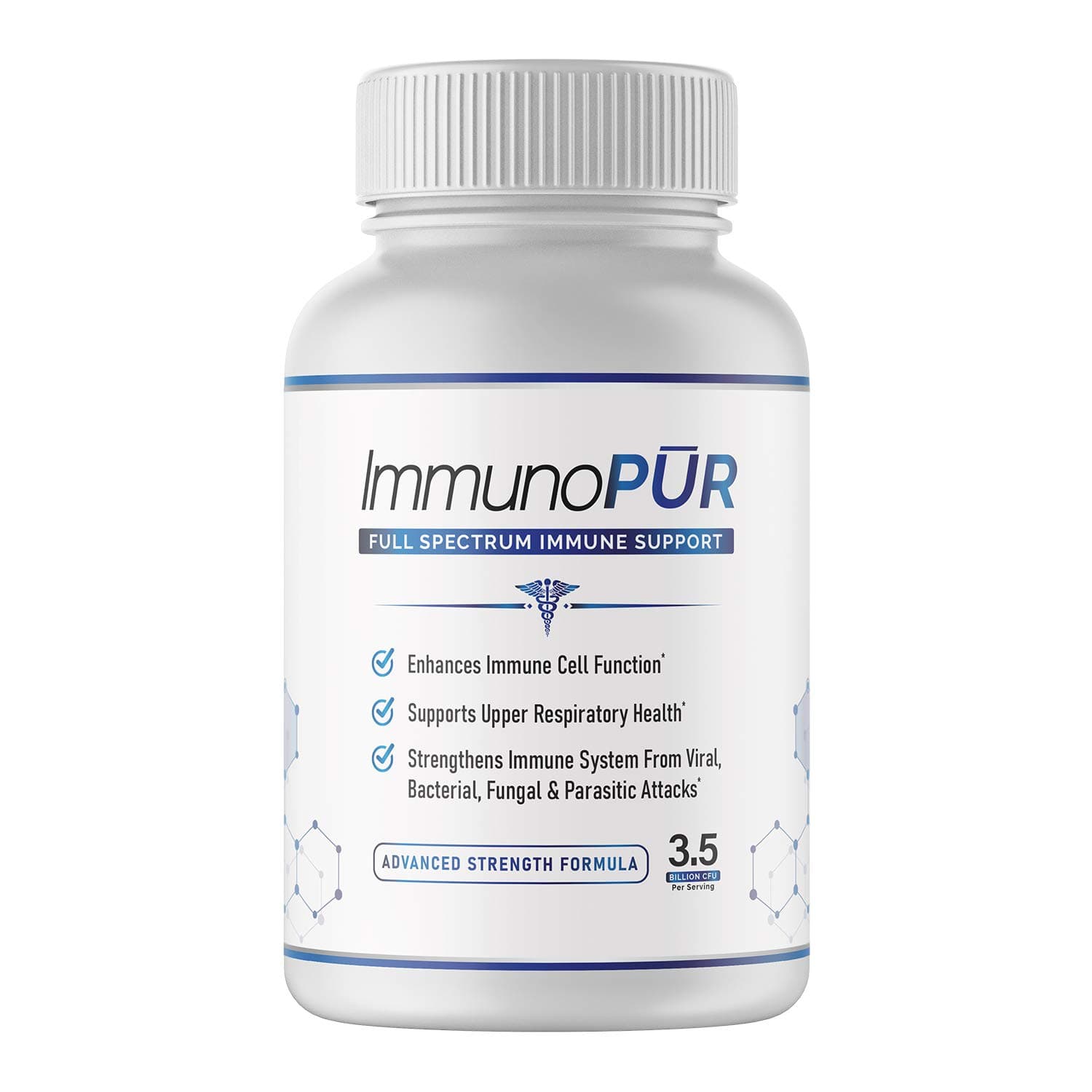 ImmunoPUR - Complete Immune System Supplement - 60 Capsules (30 Servings)