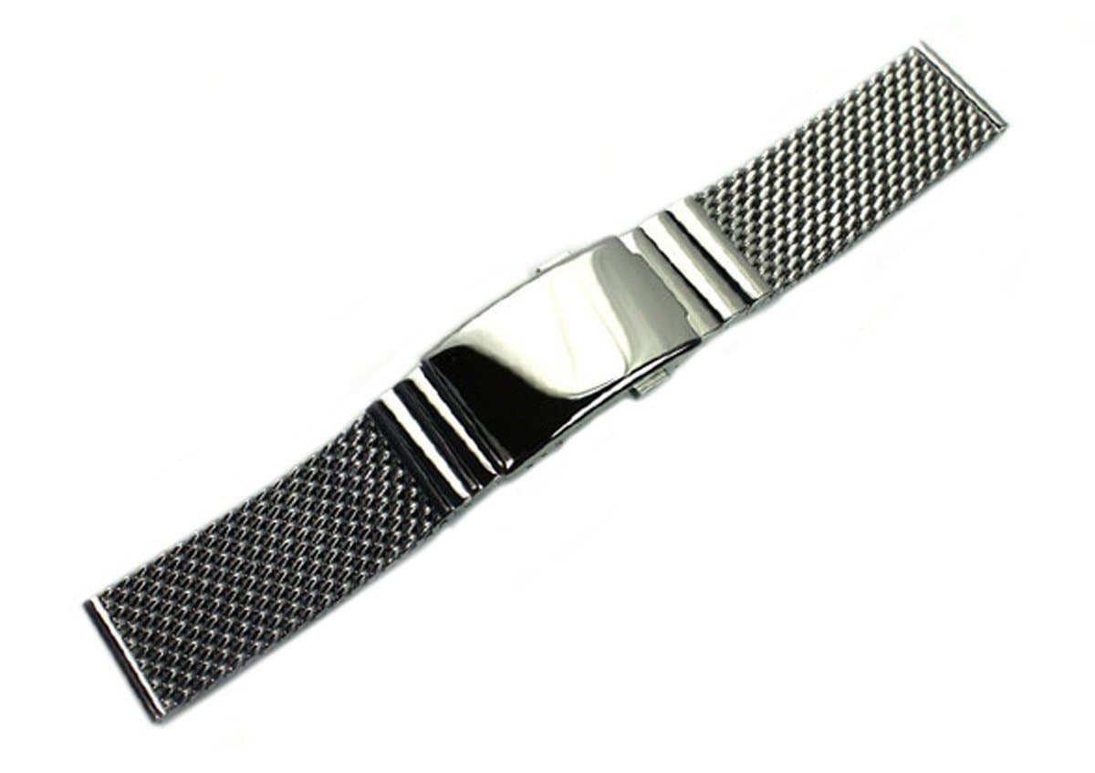HDT Hermann Staib - Mesh Bracelet w/Push Button Deployant Buckle [20mm Width, 150mm]