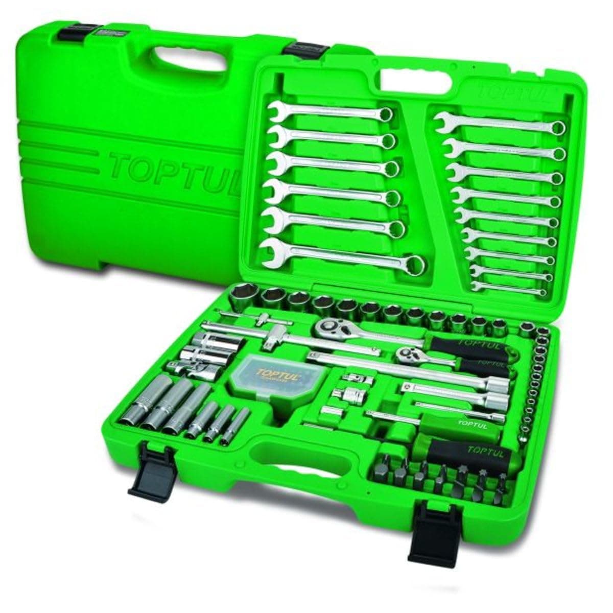 'Tool Set TopTul 1/4 "1/2 106 Pieces
