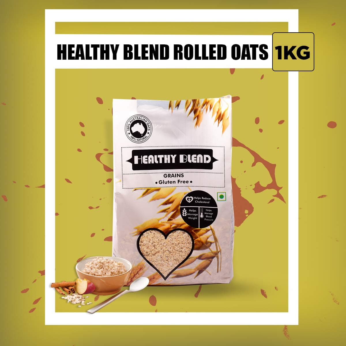 Healthy Blend Rolled Oats, 1kg