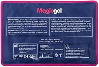 Magic Gel Premium Ice Pack - (30 x 20 cm) - Reusable Gel Cool Packs for Post Workout Cooling - Flexible & Foldable Long Lasting Cold Compress