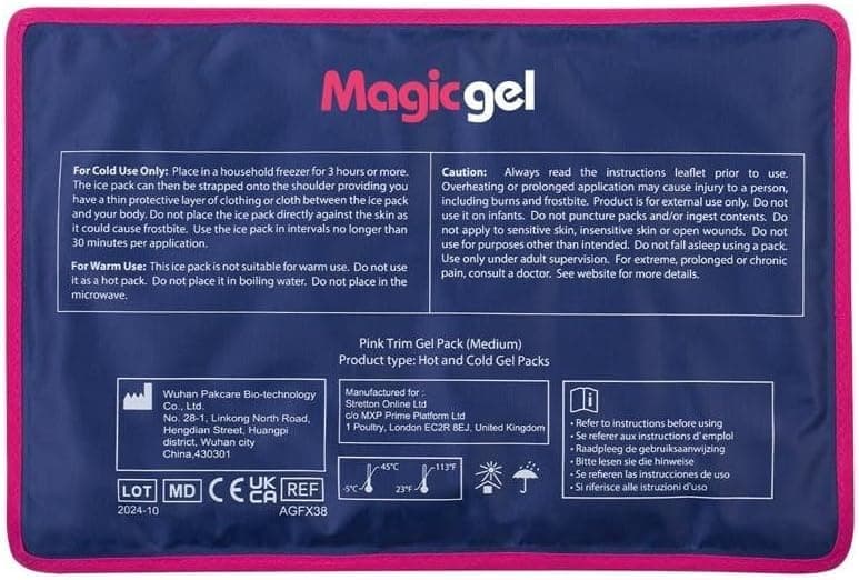 Premium Ice Pack - Reusable Gel Ice Pack (11.8" x 7.8") for Icing Injuries, Pain Relief, Cold Compress for Reducing Swelling | Flexible & Foldable 1 Count (Pack of 1)