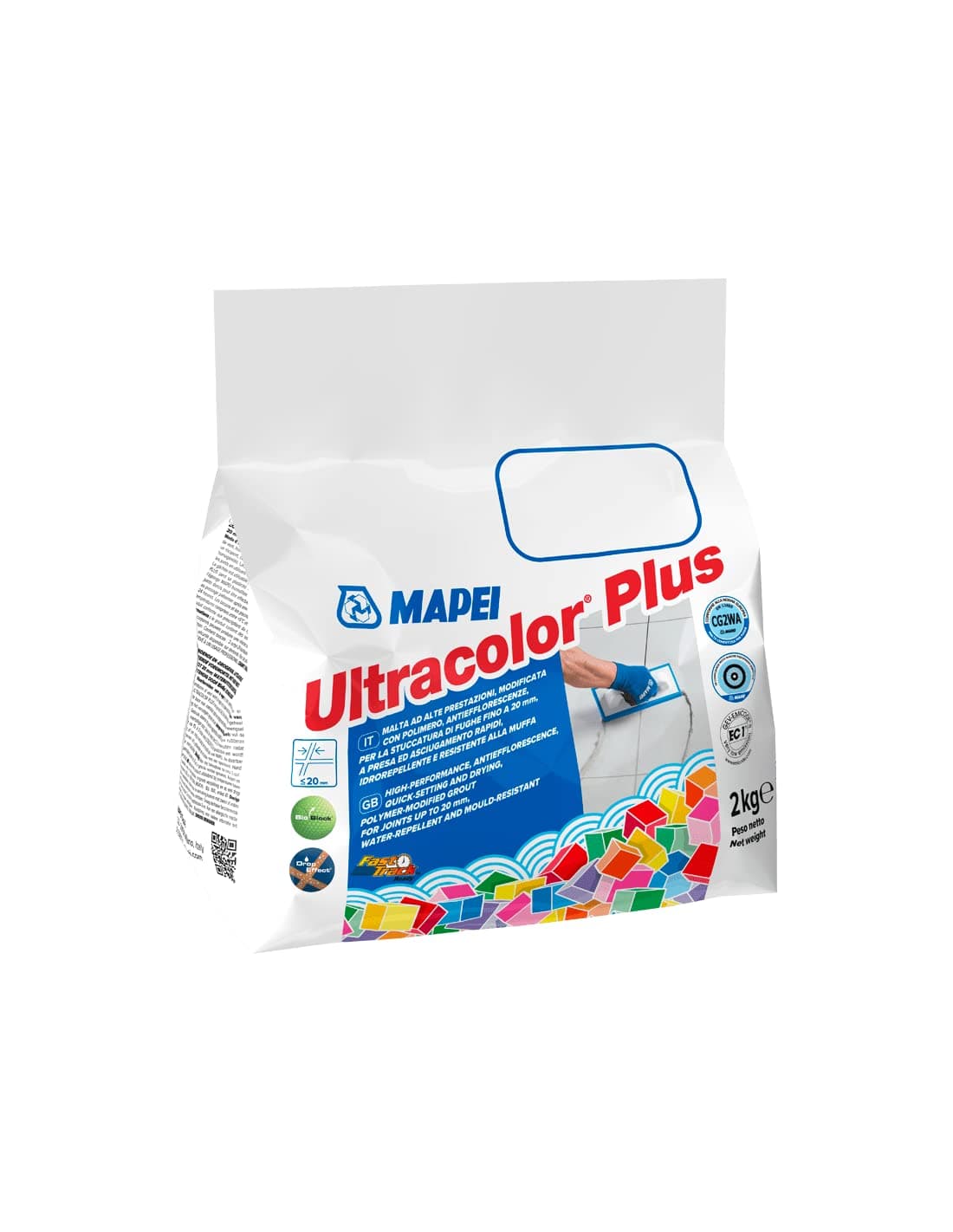 Mapei 111 UltraColor Plus Silver Grey Grout 2kg