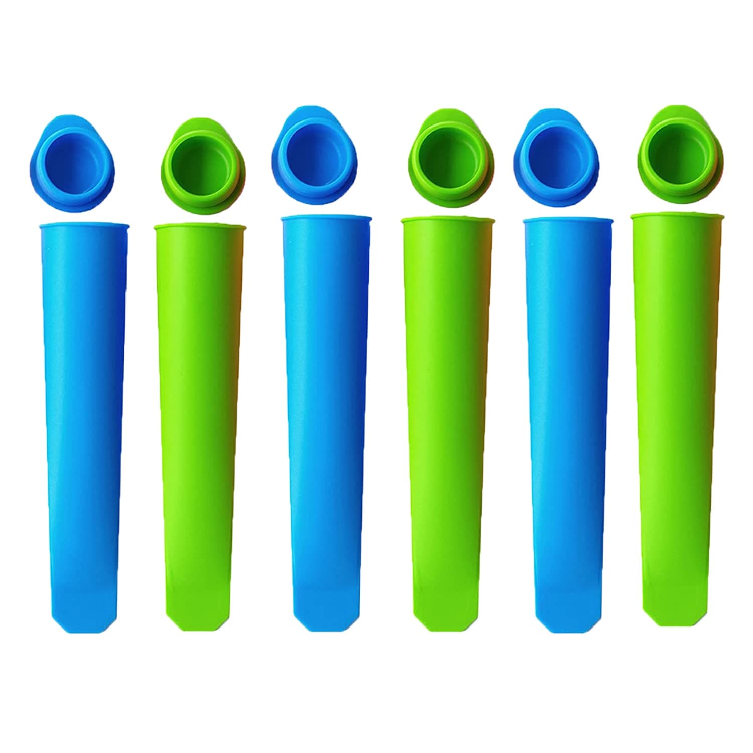 Popsicle Molds Silicone Ice Pop Molds Maker with Lids Sticks and Drip Catcher Frozen DIY Popsicle Trays Reusable Easy Release Ice Pop Maker No Drip Food Storage Container