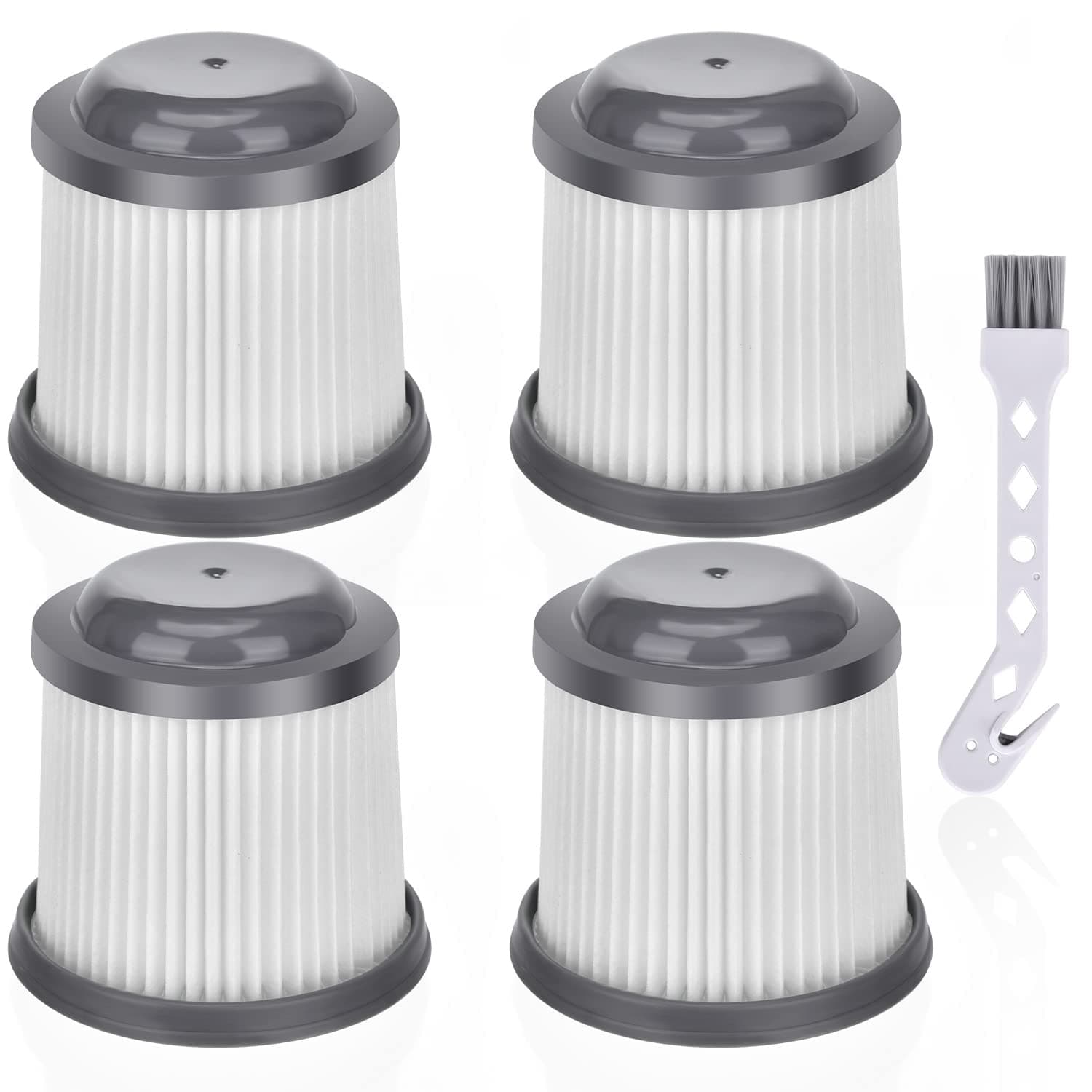 PVF110 Filter Replacement for Black and Decker Pivot Vac PHV1810 BDH2000PL PHV1210 PHV1410 BDH2020FLFH BDH1620FLFH Handheld Vacuum, Part # PVF110, 4 Pack PVF110 HEPA Filter