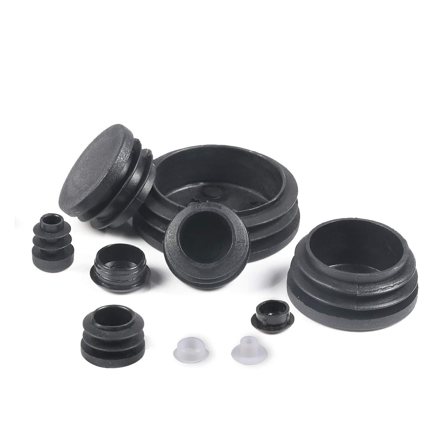 208 Mixed Sizes Round Plastic Plugs & End Caps, Durable Chair Glide for Table Stool Legs