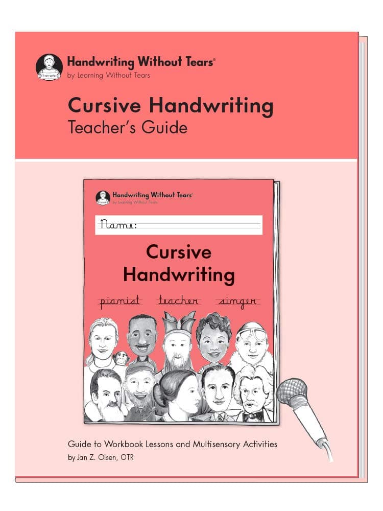 Learning Without Tears - Cursive Handwriting Teacher's Guide - Handwriting Without Tears Series - 3rd Grade Writing Book - Cursive Writing Skills and Language Arts Lessons - For School or Home Use