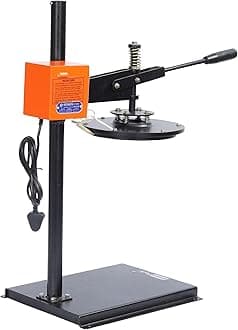 SMART PACK Manual Foil Sealer Machine for Plastic Jar Sealing | Heavy Duty Airtight Heat Sealer | Plastic Jar (Bottle) Packer | Handheld Food Containers Seal | Pack of 1 Size - 8 INCH | Colour - Black