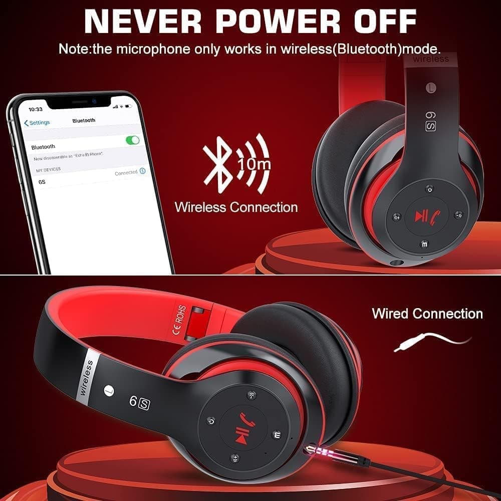 6S Wireless Bluetooth Headphones