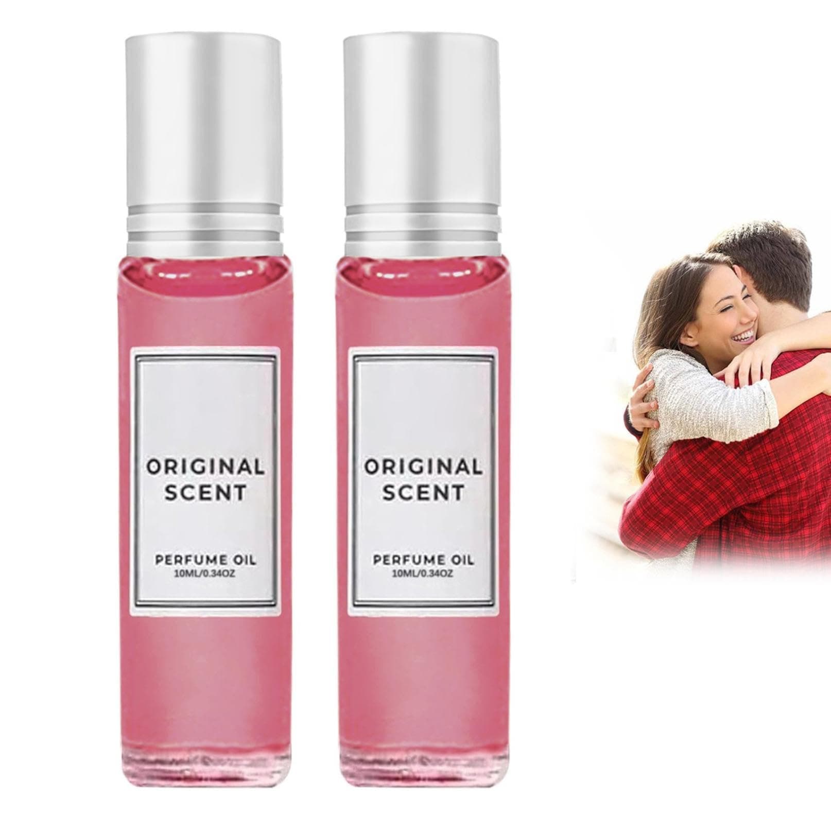 Generisch Pheromone Perfume Women, Jasmine Scent, 3x10ml Eau De Parfum, Roll-On, Long Lasting, Confidence Boost
