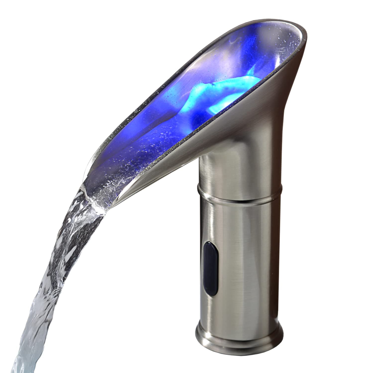 Gangang LED Cold&Hot Automatic Sensor Mixer Tap Touchless Tap DC 3 Color Basin Faucet Changed by Water Pressure LED Powered by Water Pressure…