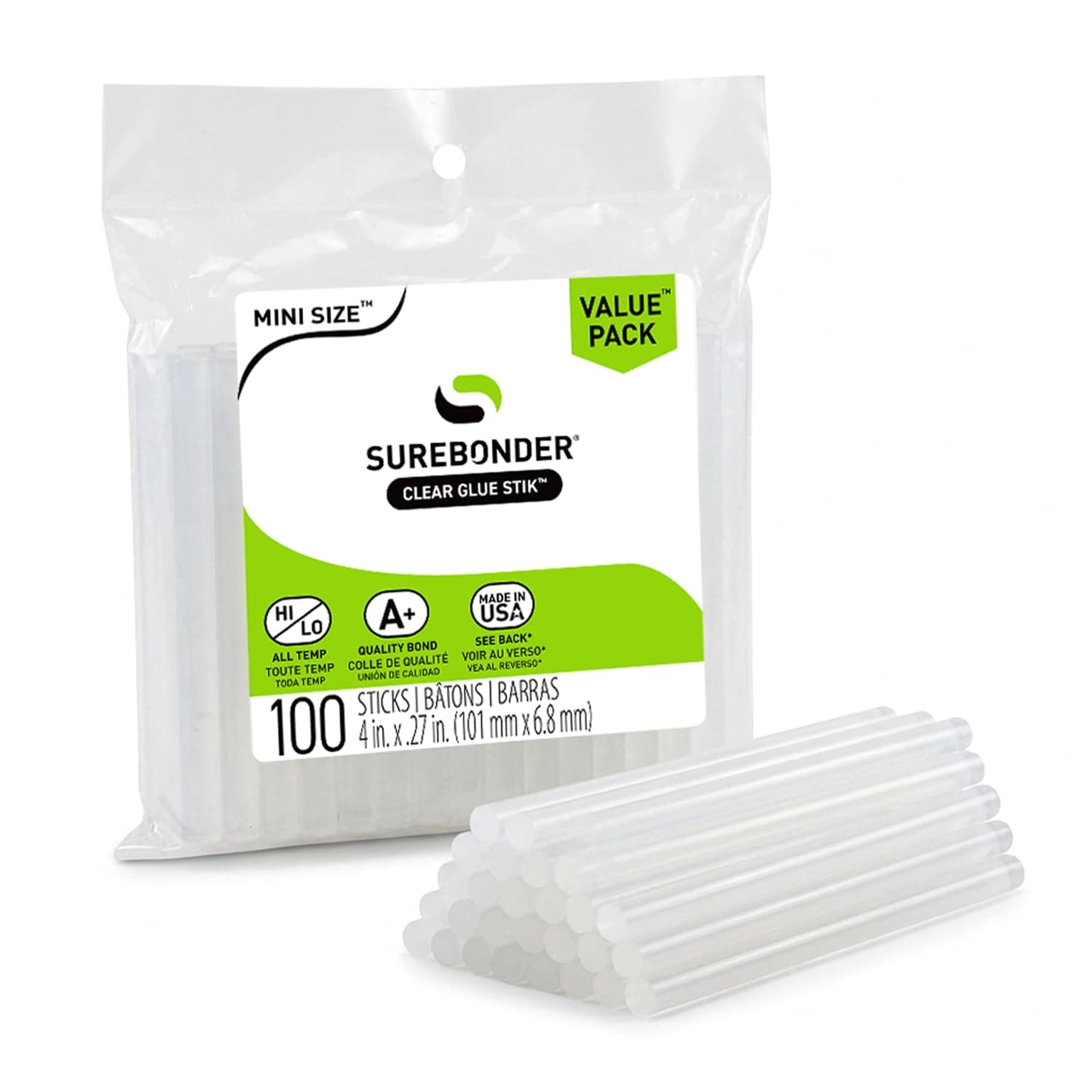Surebonder GLUE STICKS MINI 4IN 100/PK