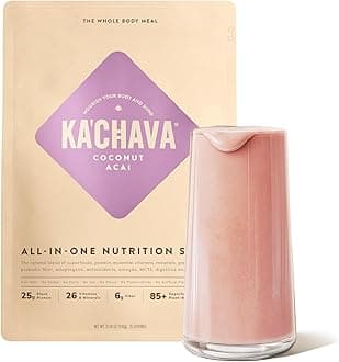 Ka'Chava Meal Replacement Shake - A Blend of Organic Superfoods and Plant-Based Protein - The Ultimate All-In-One Whole Body Meal. 15 meals per bag. (Coconut Acai)