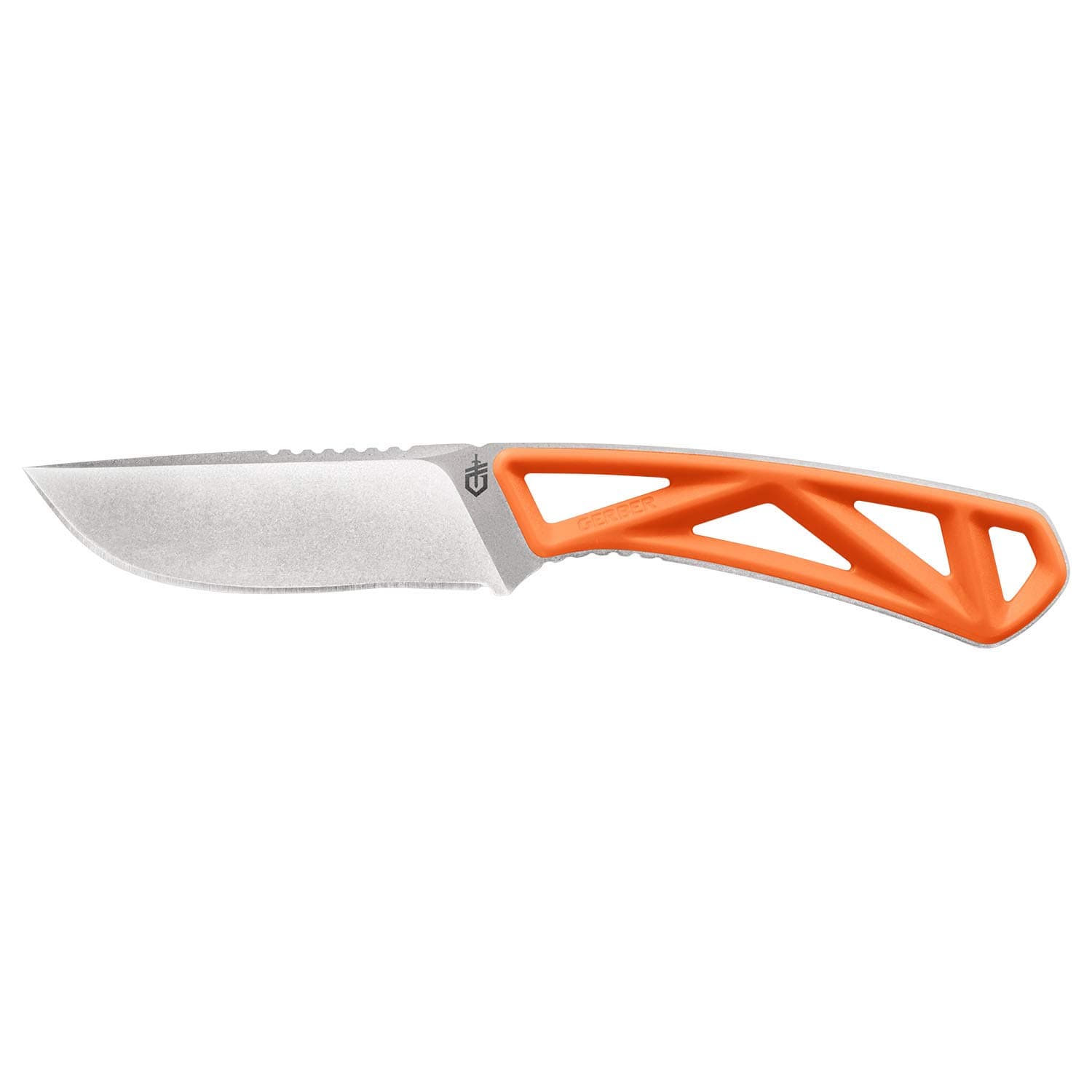Gerber Gear EXO-MOD Drop Point Fixed Hunting Knife, Orange (31-003915)
