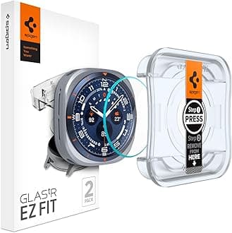 Tempered Glass Screen Protector [GlasTR EZ FIT] designed for Galaxy Watch Ultra (2025-2024) - 2 Pack