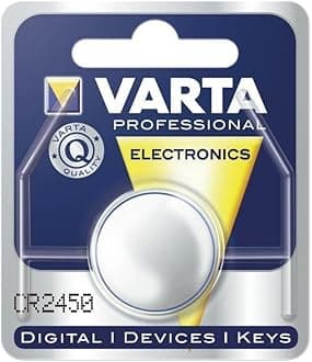 Varta CR2450 V 1-BL (6450) Lithium 3 V Non-rechargeable Battery – Batteries (Lithium, Button/coin, 3 V, 1 pc (S), CR2450, 560 mAh)