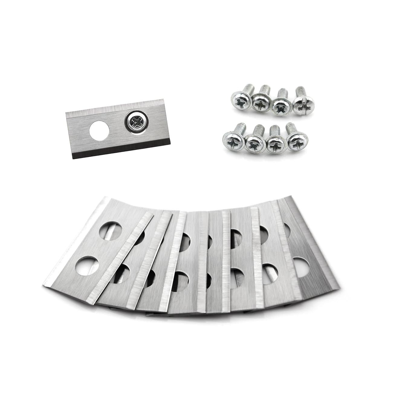 Headley Tools Replacement Robotic Lawn Mower Blade (Pack of 24) for Worx Landroid Robotic Mower (Stainless Steel, Original)