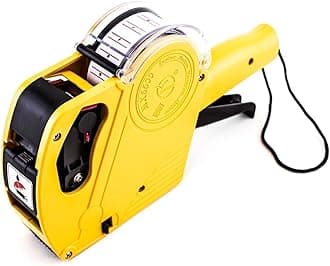 8 Digits Price Numerical Tag Gun Label Maker MX5500 EOS with Sticker Labels & Ink Refill for Office, Retail Shop, Grocery Store, Organization Marking