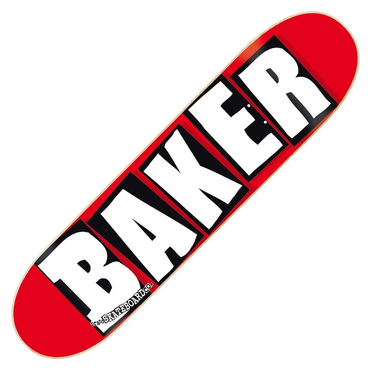 Brand Logo Deck - 8.25 Red/White