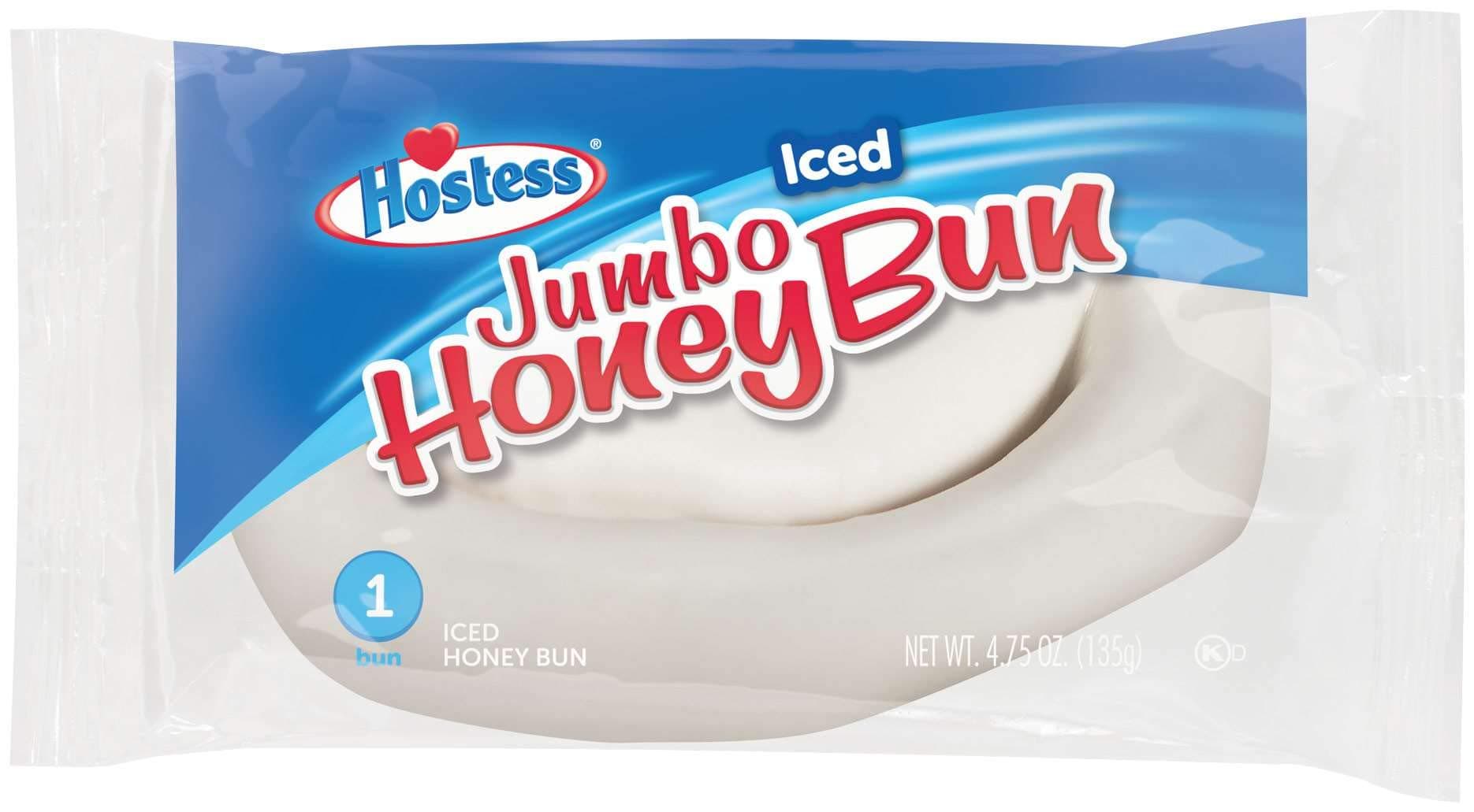 Jumbo Iced Honey Buns 6ct Box 2 Boxes