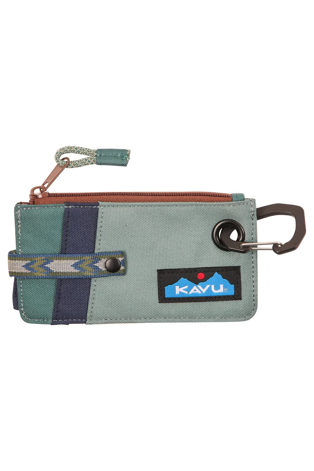 KAVUClipper Card Case Double Sided Wallet with Clip Key Ring - Tree Hugger