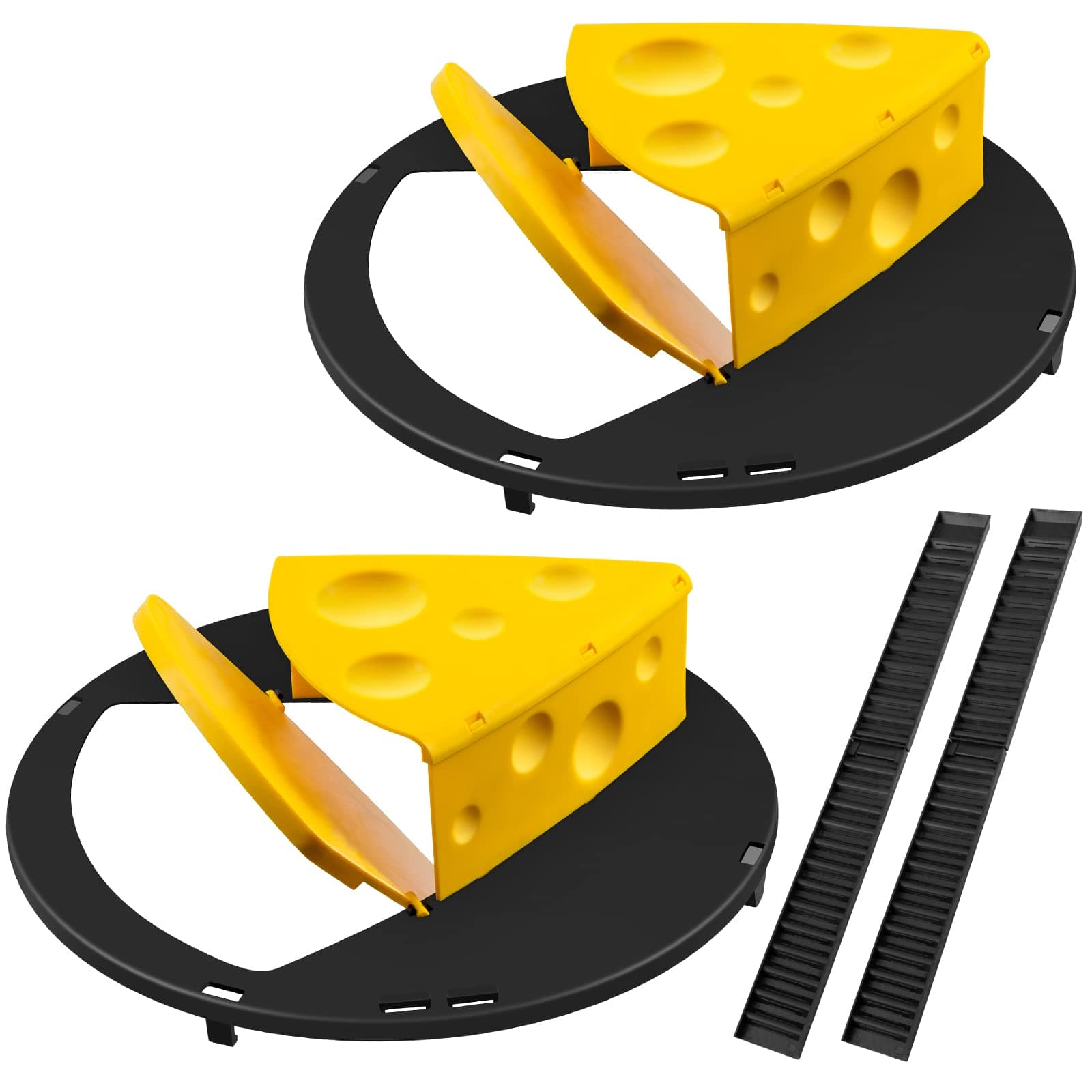 Mouse Trap Bucket, Bucket Lid Mouse Trap,Reusable Humane Mouse Traps for House Indoor,5 Gallon Auto Reset Rat Trap (2 Pack)