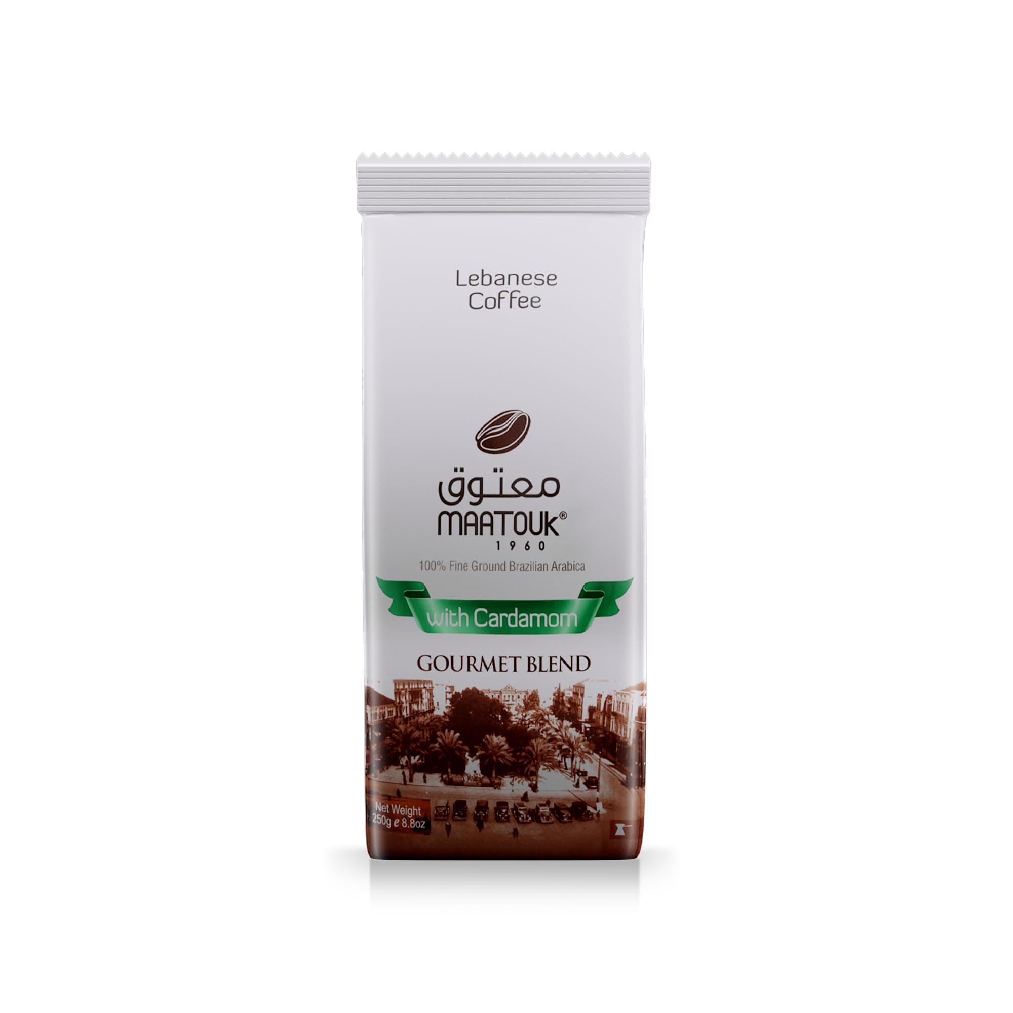 Maatouk Lebanese Coffee with Cardamon Gourmet Blend, 16 Ounce