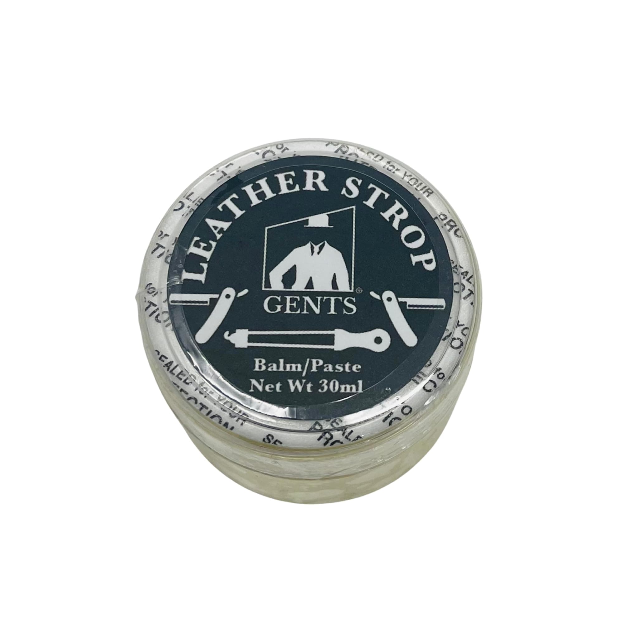 GENTS Leather Strop Conditioning Paste – 30ml Leather Balm for Razor Strops – Softens, Protects & Restores Leather – Maintain Straight Razor Strops, Belts & Leather Tools