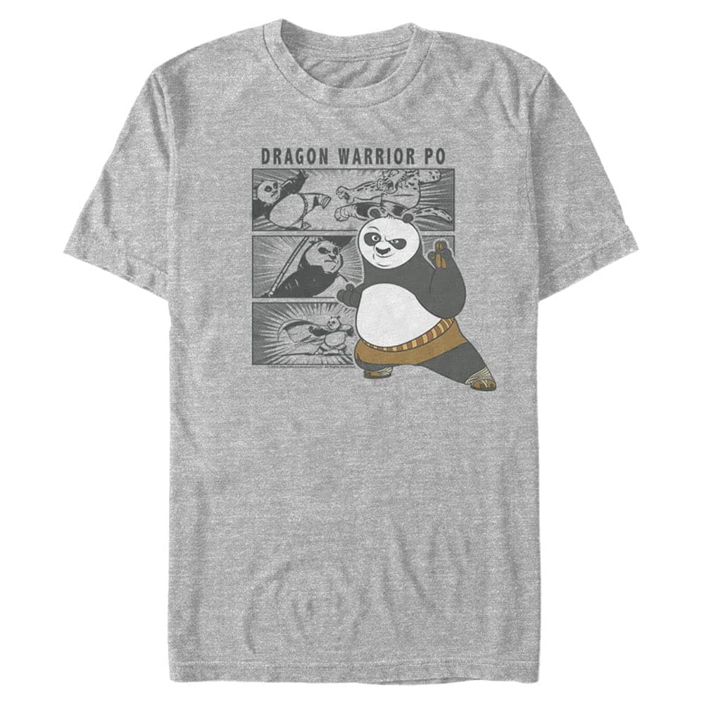 Fifth SunMen's Big & Tall Panda Panel Stack T-Shirt