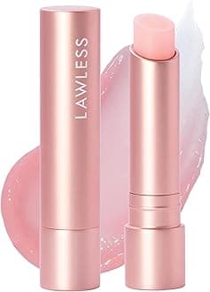 LAWLESS Forget the Filler Lip Plumping Line Smoothing Tinted Balm, Pink Marshmallow, 0.09 Ounce