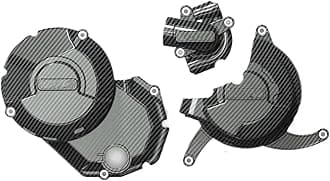 Engine protection case Motorcycle Engine Protection Cover For Ducati Hypermotard 950 SP RVE 2019-2023 Multistrada 950 2019-2022 Timing protection cover(Carbon-Look)