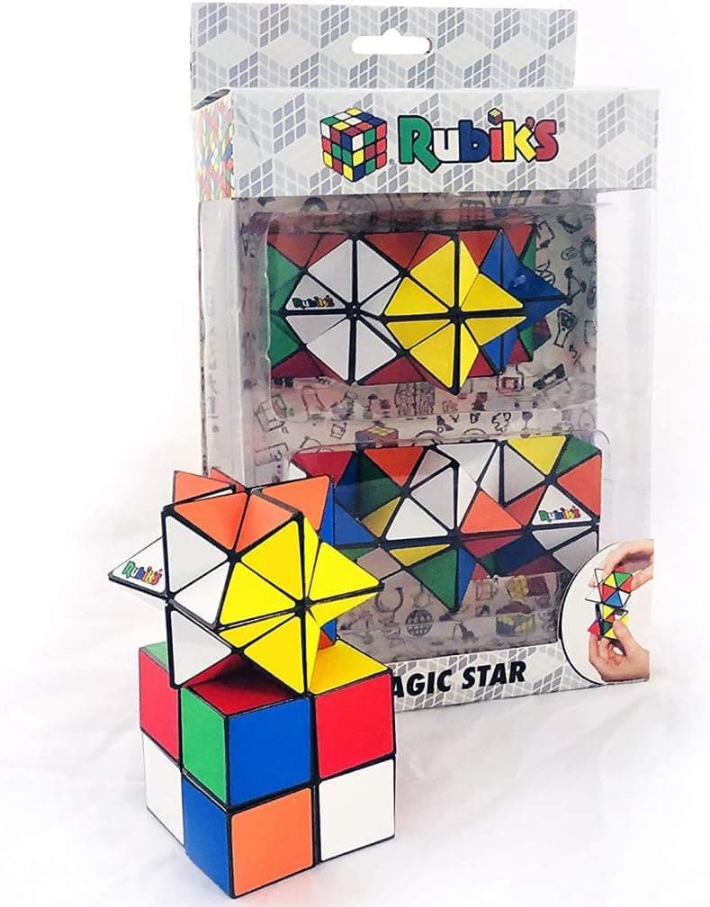 Rubik's cube Magic Star Puzzle | 2 Pack| Puzzle Games | Pocket Educational STEM Toy | Brain Teaser | Stress Relief | Fun | Fidget Toys | Age 3 Plus | Sinco Creations