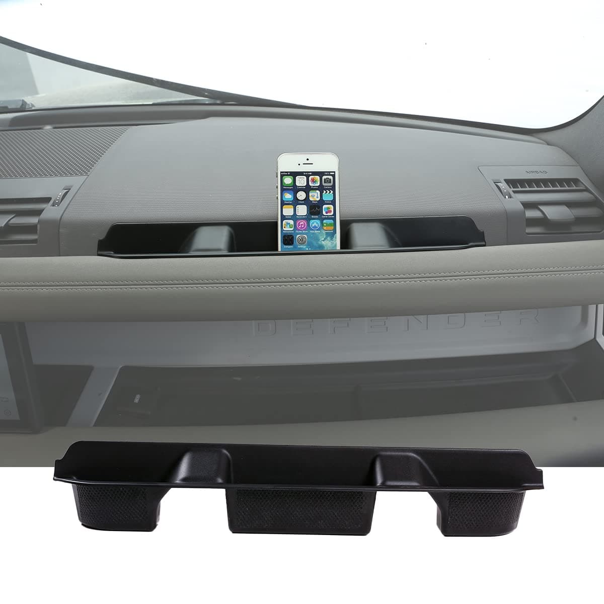 ABS Black Copilot Side Storage Box Glove Box For Land Rover Defender 90 110 2020-2022 Car Accessories