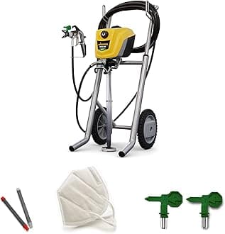 WAGNER ControlPro 350M - Airless Paint Sprayer for Wall & Ceiling/Wood & Metal paint - interior and exterior usage, covers 15 m² - 2 min, 110 bar, adjustable spray pressure, 15 m hose