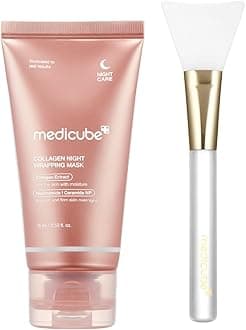 medicube Collagen Night Wrapping Peel Off Facial Mask with Jelly Brush