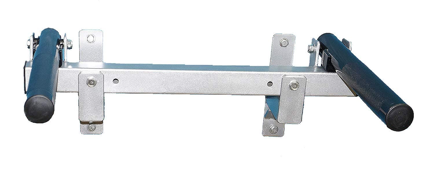 TDS - Wall Mount Folding Dip Station with 1 7/8" Knurled Hand Grips