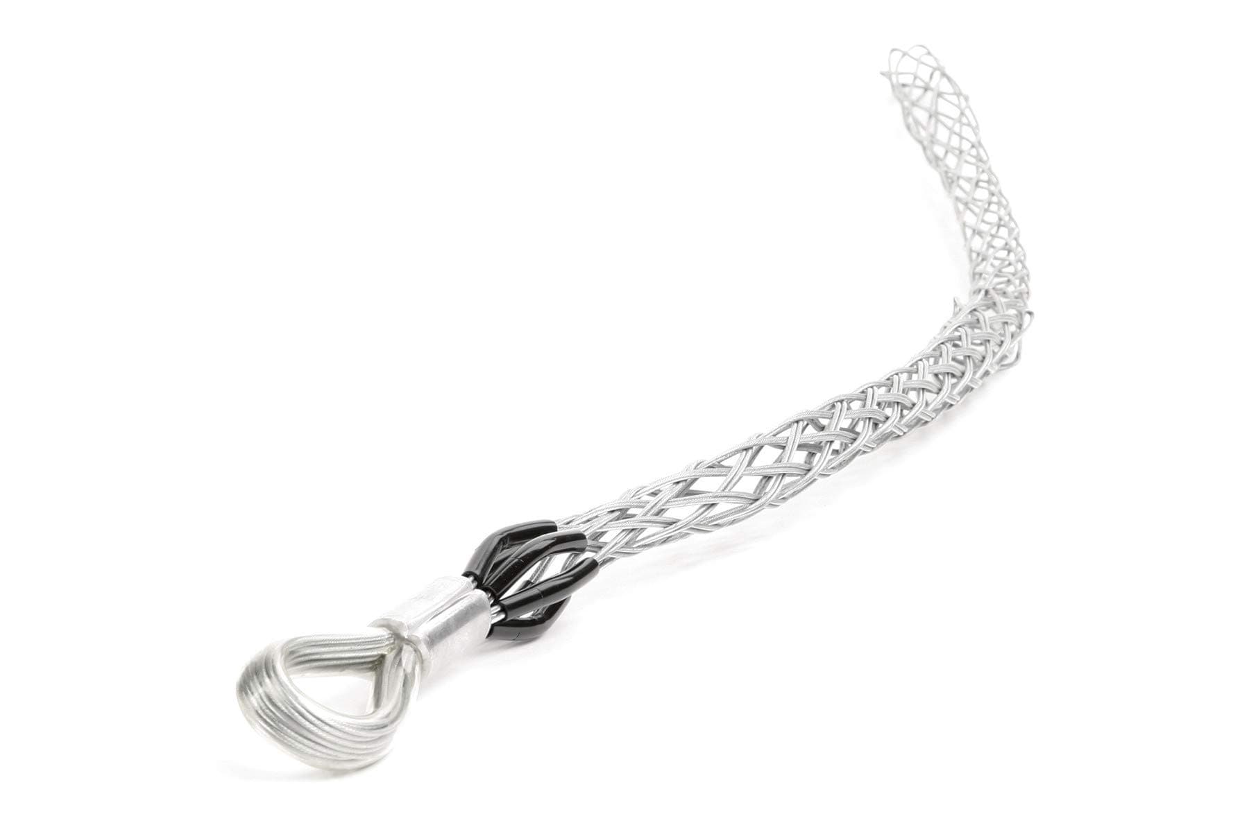 Woodhead 35942 Pulling Grip, Medium Duty, Flexible Eye, Short Length, T-Type, 6800lb Approximate Break Strength, .250" Cable Eye Thickness, 24.00" Mesh Length, .75–.99" Cable Diameter