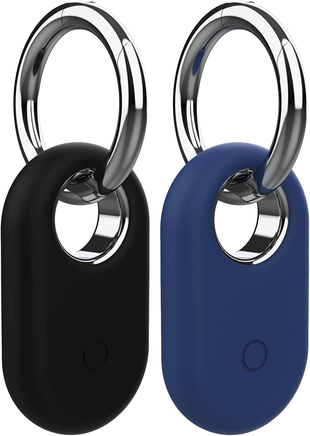 Compatible with Samsung Smart tag 2 case, Silicone Protective Case for Galaxy Smart Tag 2 with Key Ring, Anti-Scratch for Backpacks, Car Keys,Luggage, Valuables and More (2-pack)