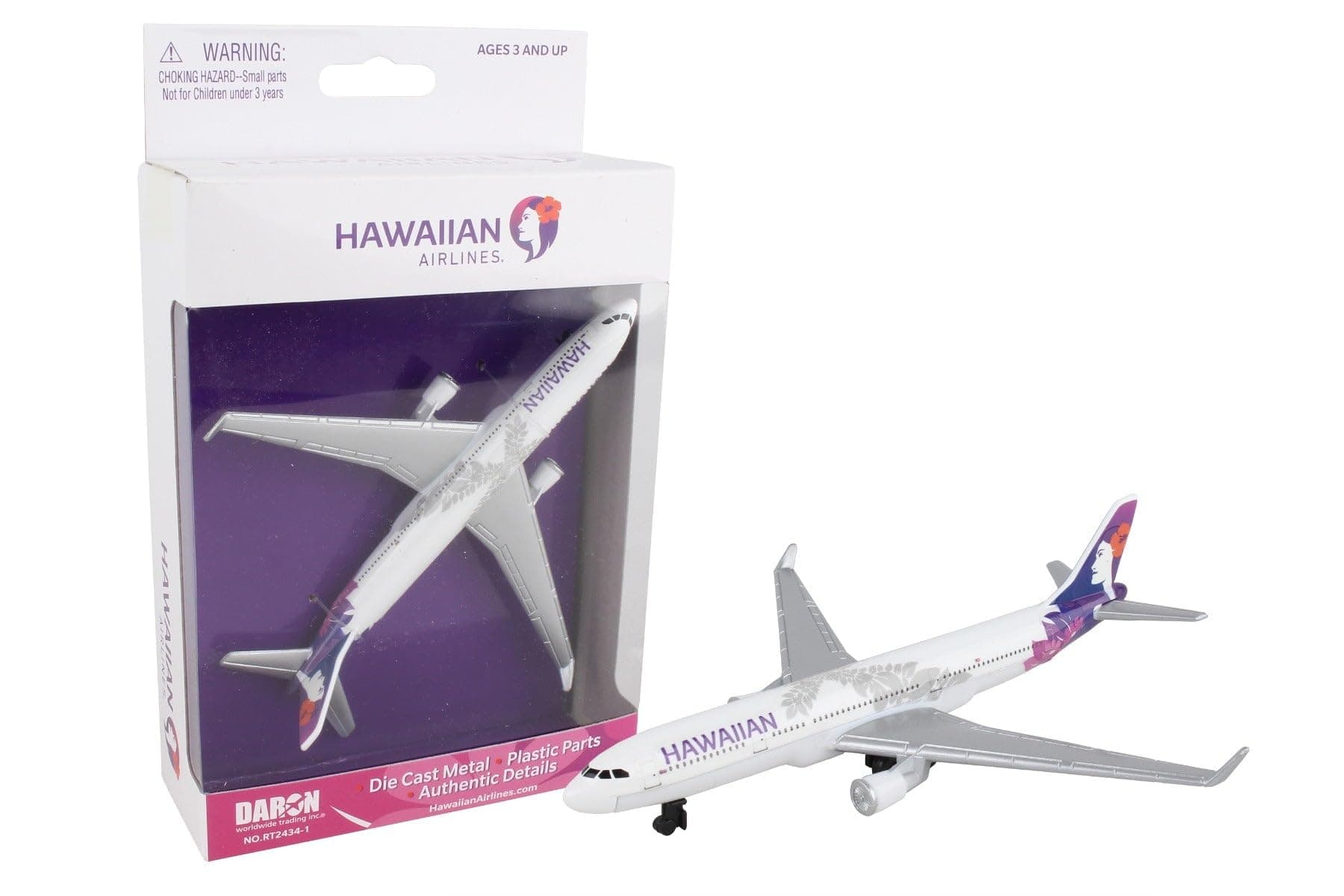Hawaiian Airlines Single Plane, White