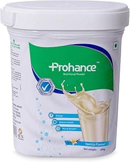 - Prohance Nutrition and Food Powder, Vanilla, Pack of 400 g
