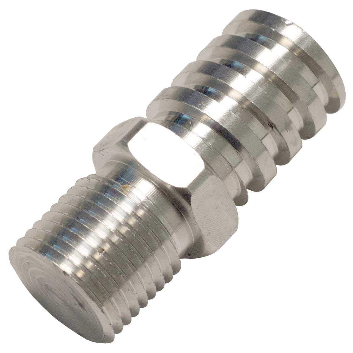 Aluminum Male Coarse Thread Adapter - Converts Drywall Corner Roller Handle to Acme 3/4" Threads