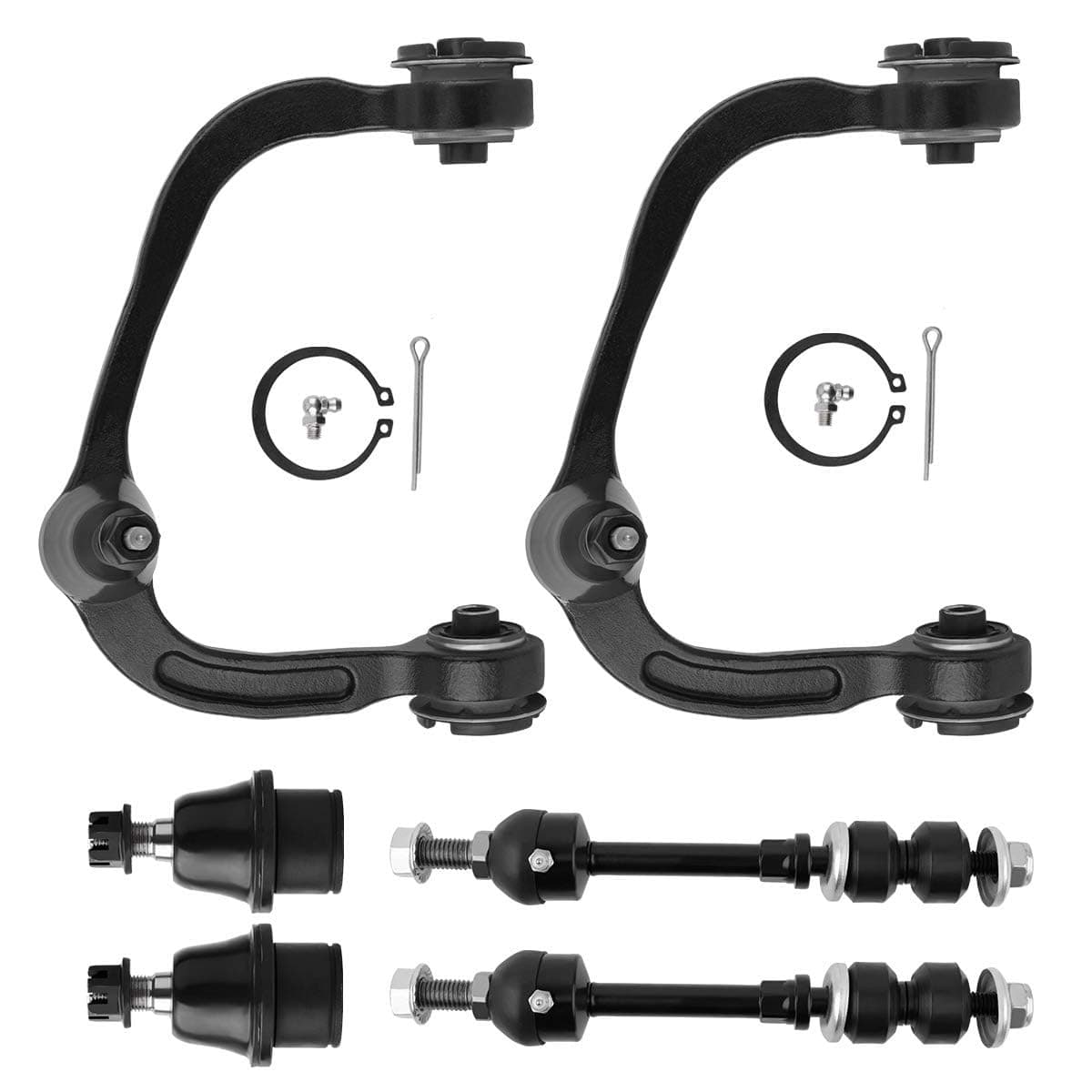 AUTOSAVER88 Front Upper Control Arm Kit Compatible with 2006-2008 Lincoln Mark LT - 4WD, 2005-2008 Ford F-150 Only