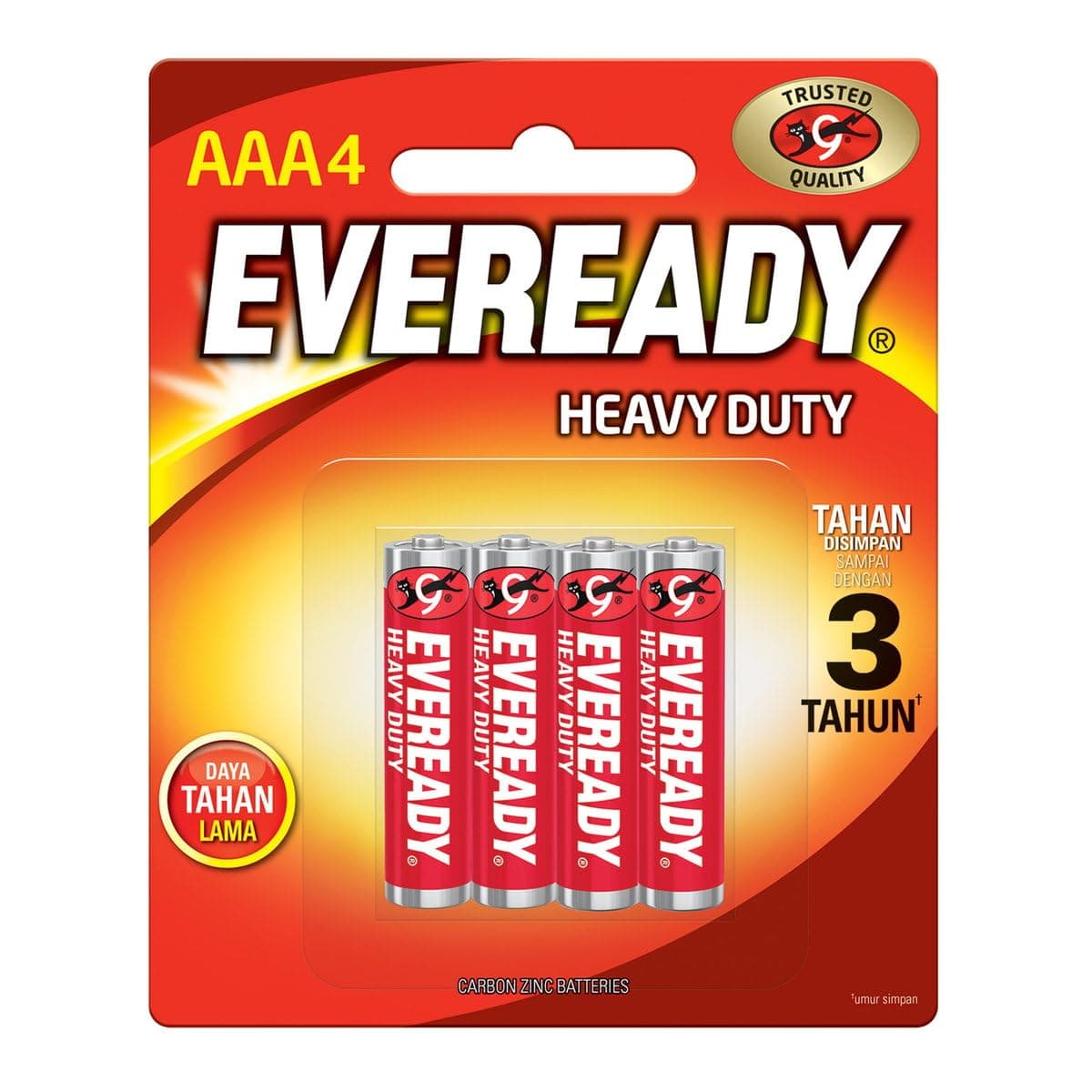 Eveready C-Z 1012 AAA Batteries 4 Pieces Pack