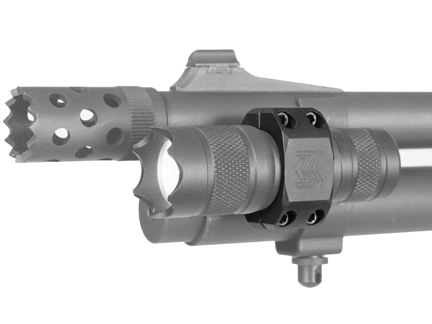 Shotgun Accessory Mount V2 | Flashlight + Sling