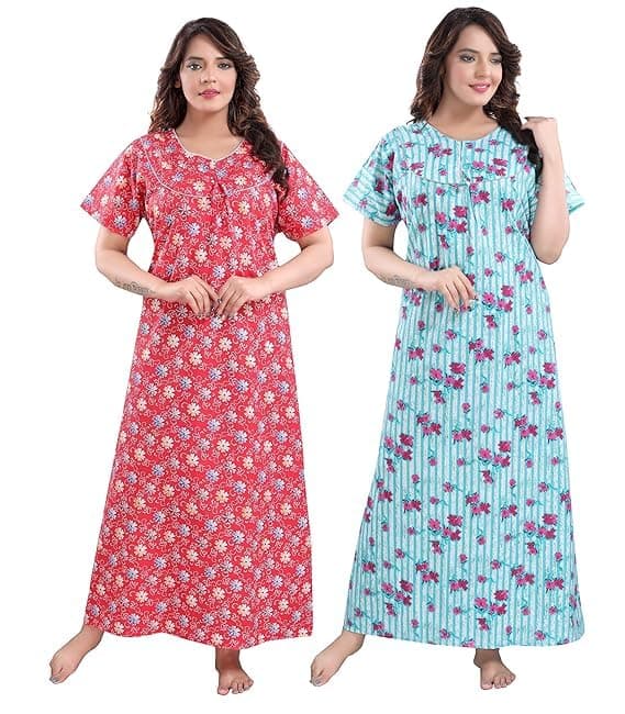 Fabme Women Nightgown