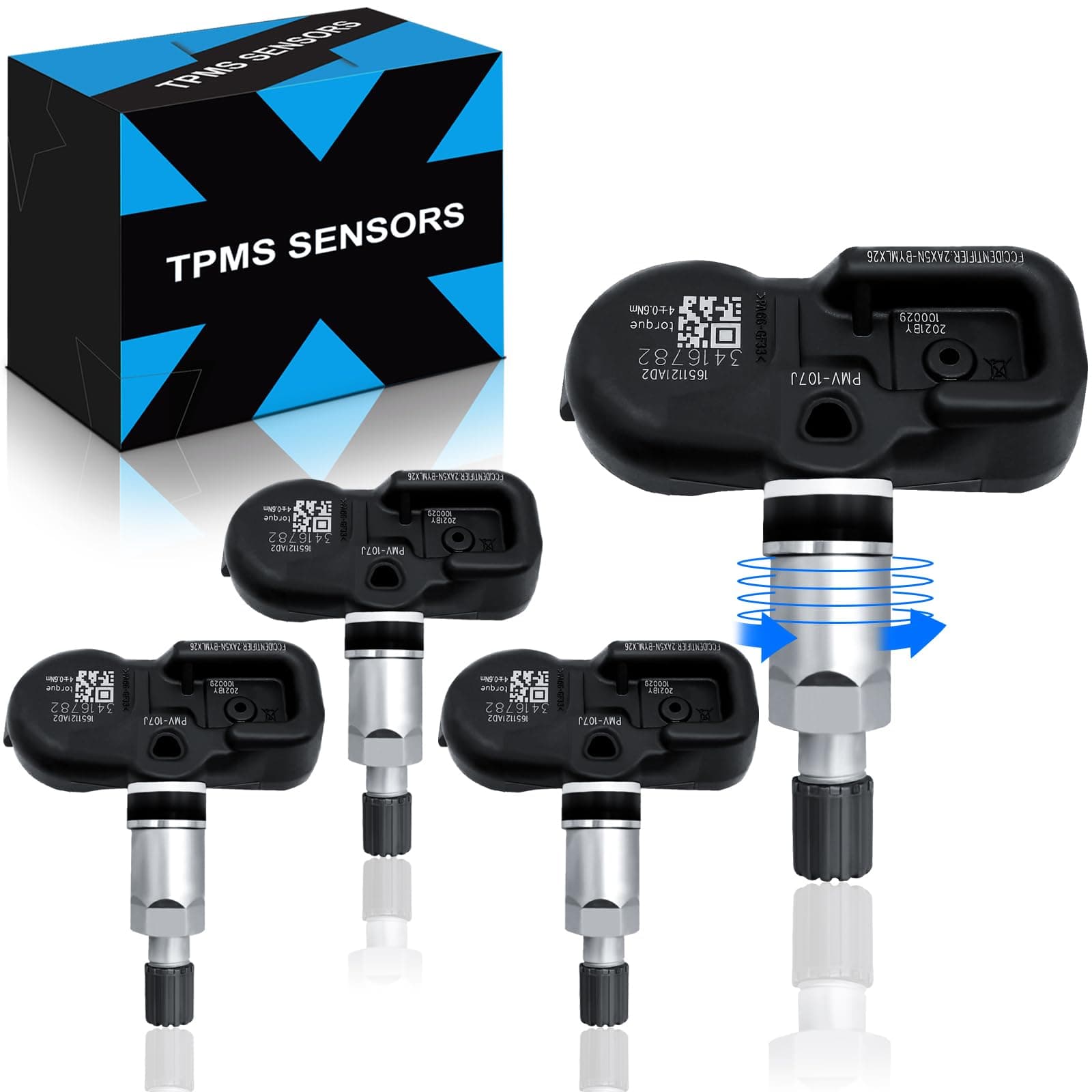 Pre-Programed TPMS Sensor for:-Toyota 2005-2015 Tacoma 2007-2011 Camry 4Runner for:-RAV4 for:-Lexus IS250 2006-2015 RX350 Tire Pressure Monitoring Sensor # 4260706011, 315MHz (Set of 4)