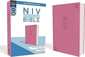 NIV, Value Thinline Bible, Imitation Leather, Pink