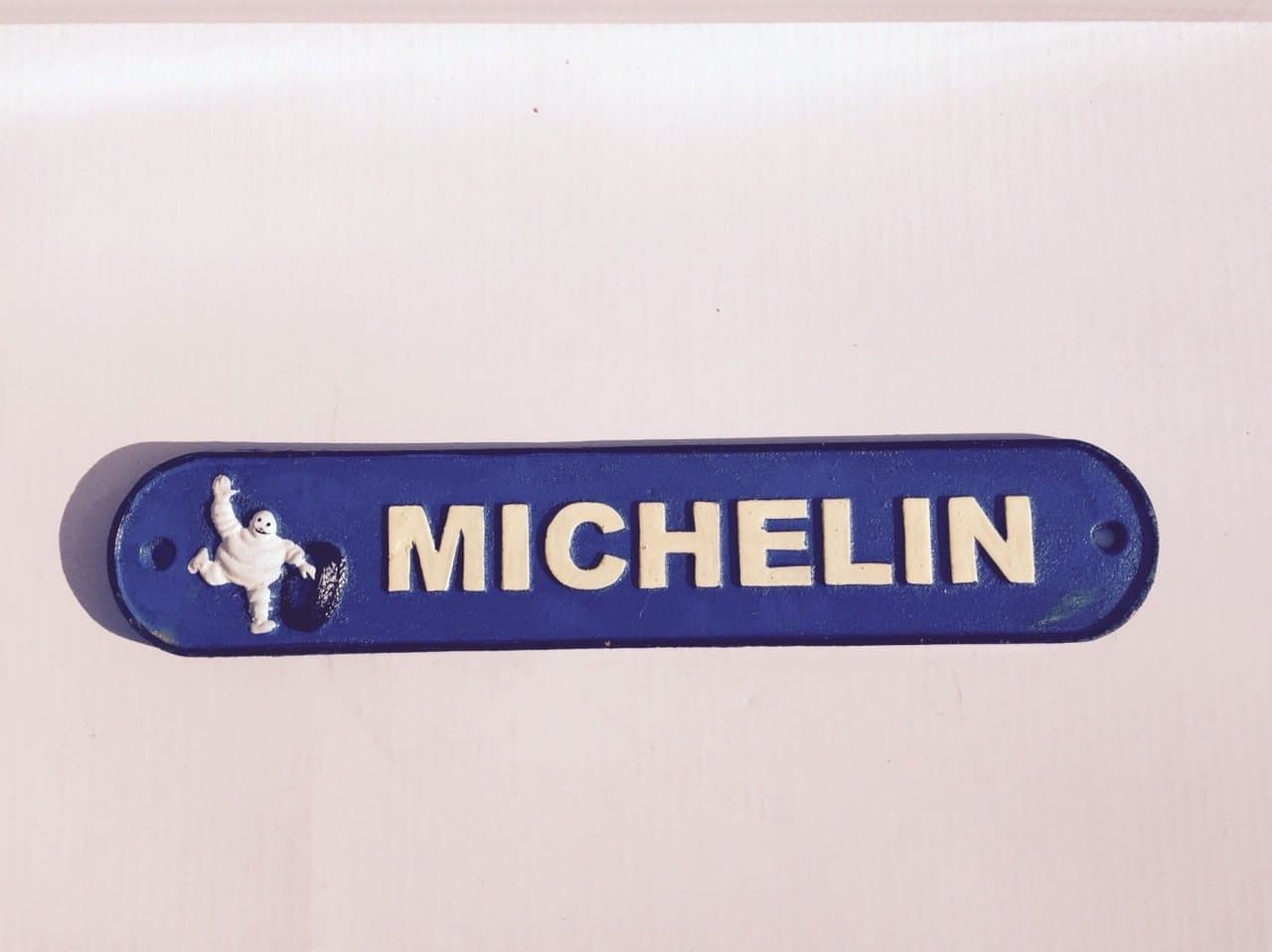 MICHELLIN LARGE CAST IRON SIGN