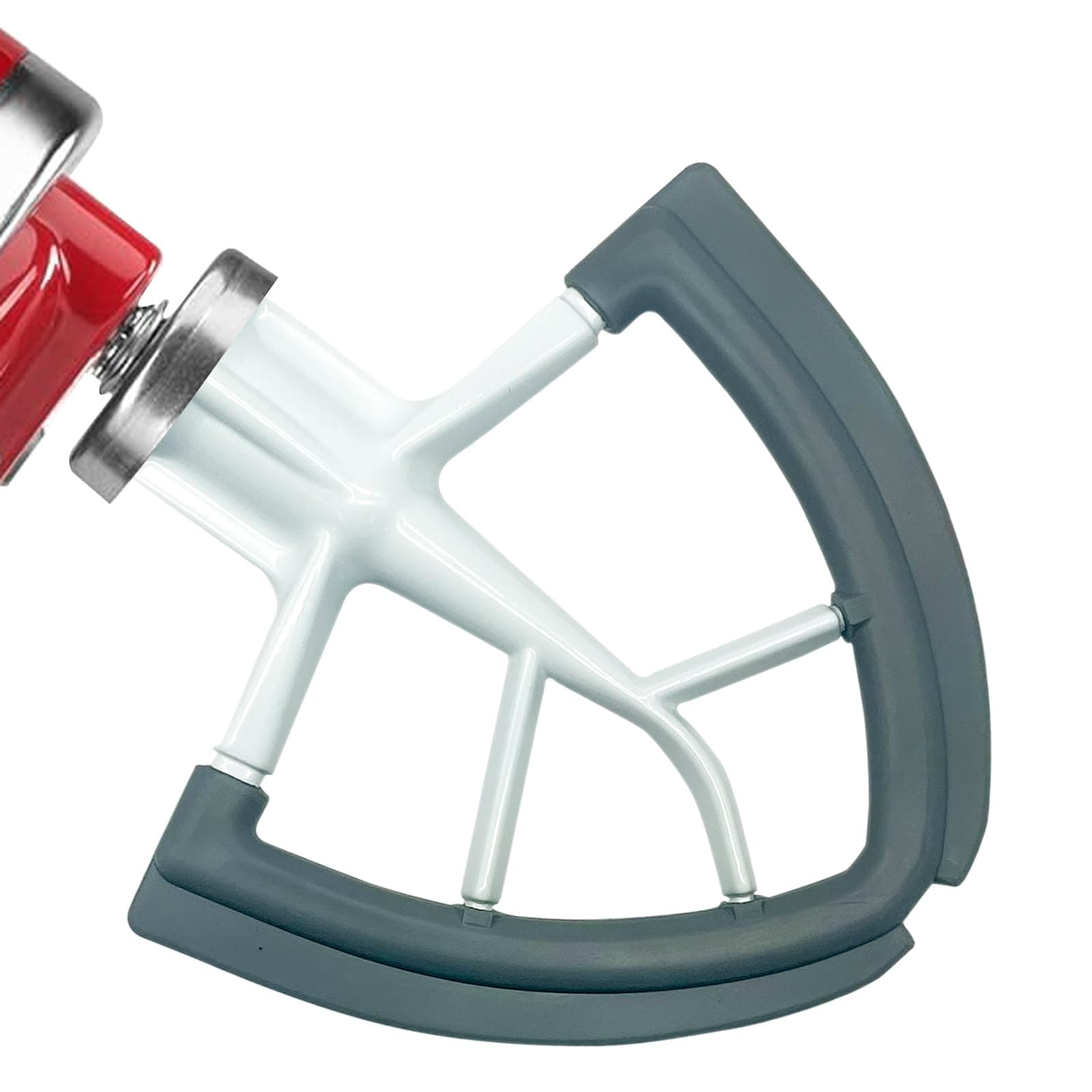 Flex Edge Beater for KitchenAid 4.5/5 QT Tilt Head Stand Mixer Fits 4.5-5 Quart Bowls,With Silicone Edges For Kitchen Aid Accessories and Attachments